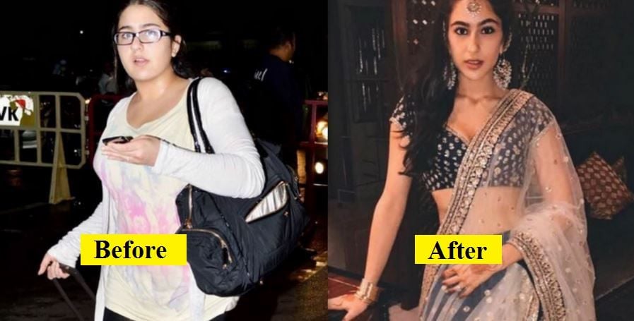 Sara Ali Khan Then and Now Photo