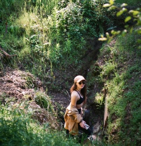 Sarah Carpenter during one of her trips