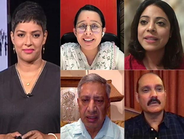 Sarah Jacob during a debate