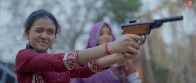 Sarah Killedar in the music video of the song 