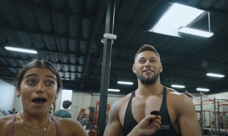 Sara Saffari with Bradley Martyn