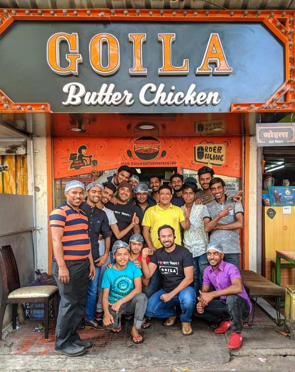 Saransh Goila, along with his team, at