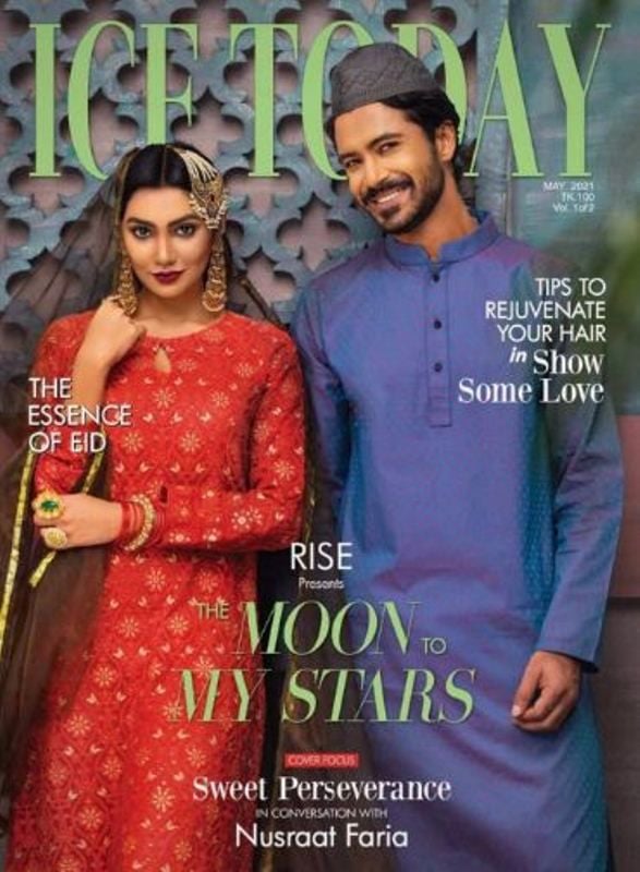 Sariful Razz on the cover of the magazine 