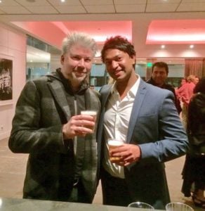 Saroo Brierley while Drinking