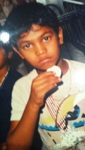 Saroo Brierley in his Childhood