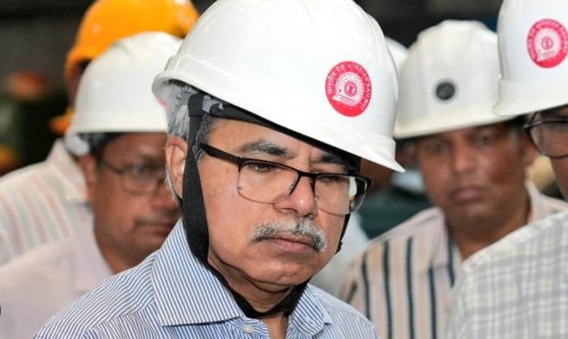 Satish Kumar at his workplace