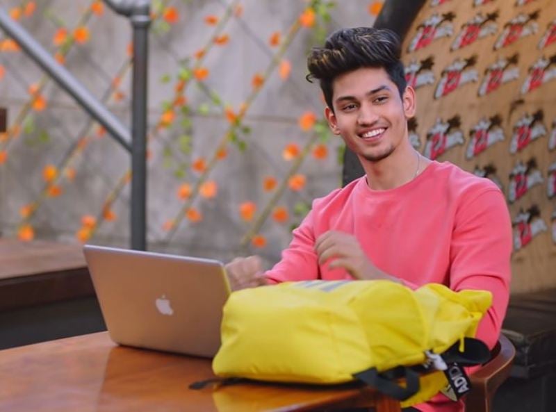 Satvik Sankhyan in the music video 