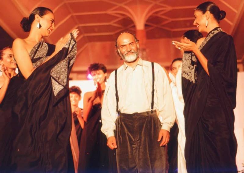 Satya Paul on the ramp during a fashion show