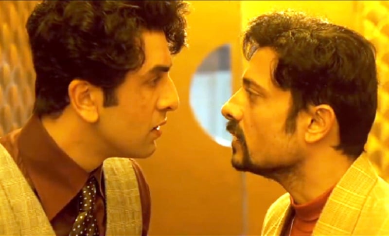 Satyadeep Misra and Ranbir Singh in a still from the 2015 film Bombay Velvet