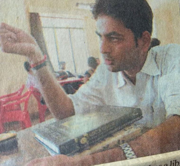 Saurabh Dwivedi inside JNU