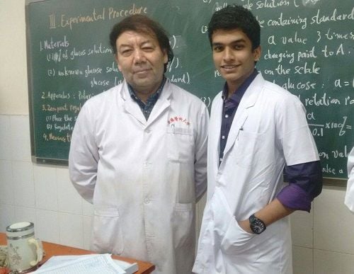 Saurav Kishan in His College