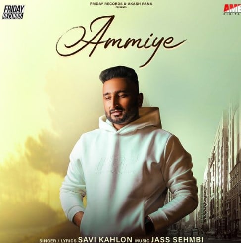 Savi Kahlon on the poster of the song 