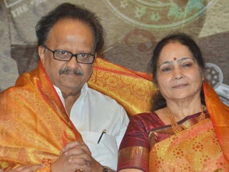 Savithri and her husband S. P. Balasubrahmanyam