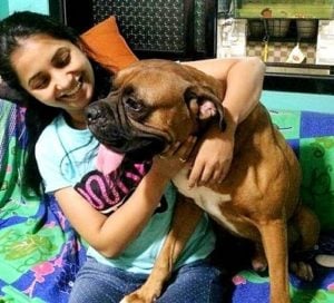 Sayali Sanjeev loves dogs