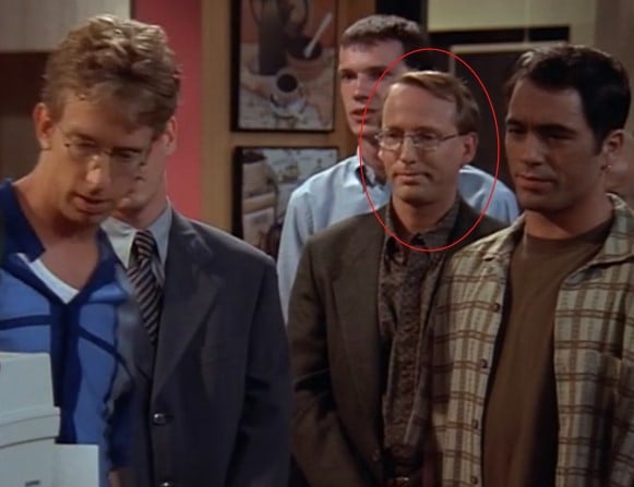 Scott Adams in a still from the third-season episode 