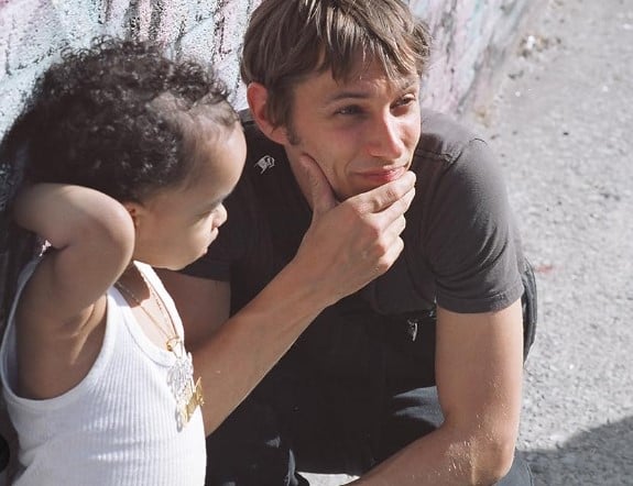 Sean Baker during the filming of Prince of Broadway