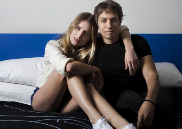 Sean Baker during the filming of Starlet