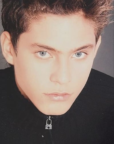 Sebastián Arias at the age of 16