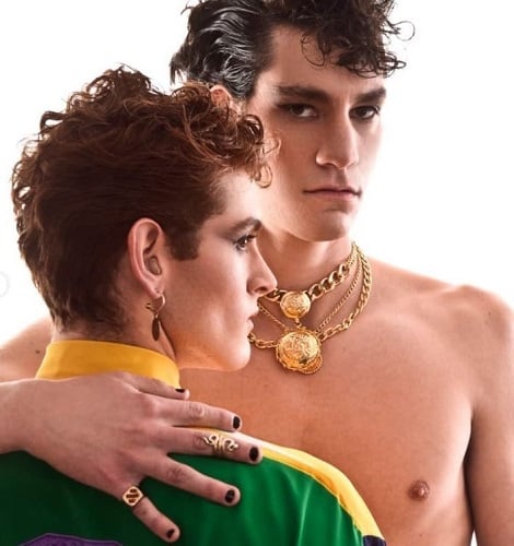 Sebastián Bello in a photoshoot