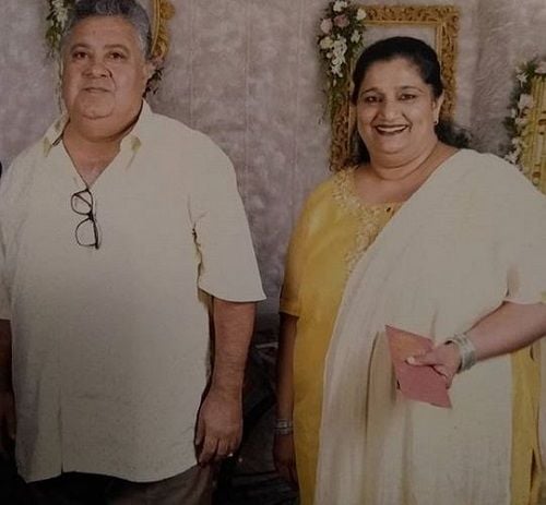 Seema Pahwa With Her Husband