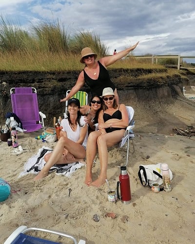 Selva Pérez during her vacation