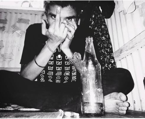 Sense Oneway drinking beer during a party