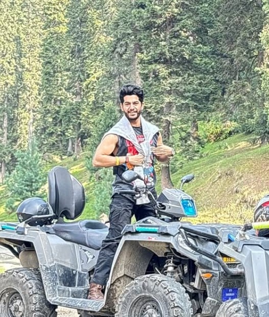 Shaan R Grover during a trip to Kashmir, India