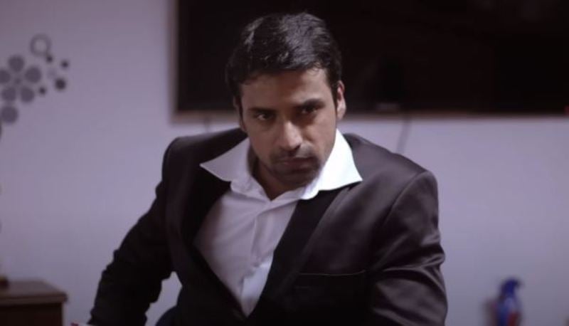 Shabeer Kallarakkal in a still from the Tamil film 54321 (2016)