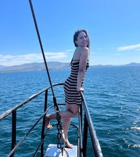 Shafina Shah during her trip