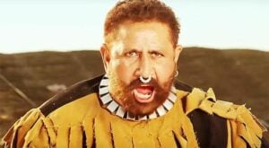 Shafqat Cheema as Ghulam Rasool in a still from the film Geo Sar Utha Kay (2017)