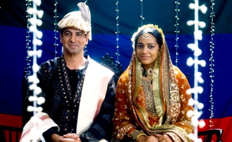 Shahana Goswami (as Amina) and Ronit Roy (as Ahmed Sinai) in a still from the film 