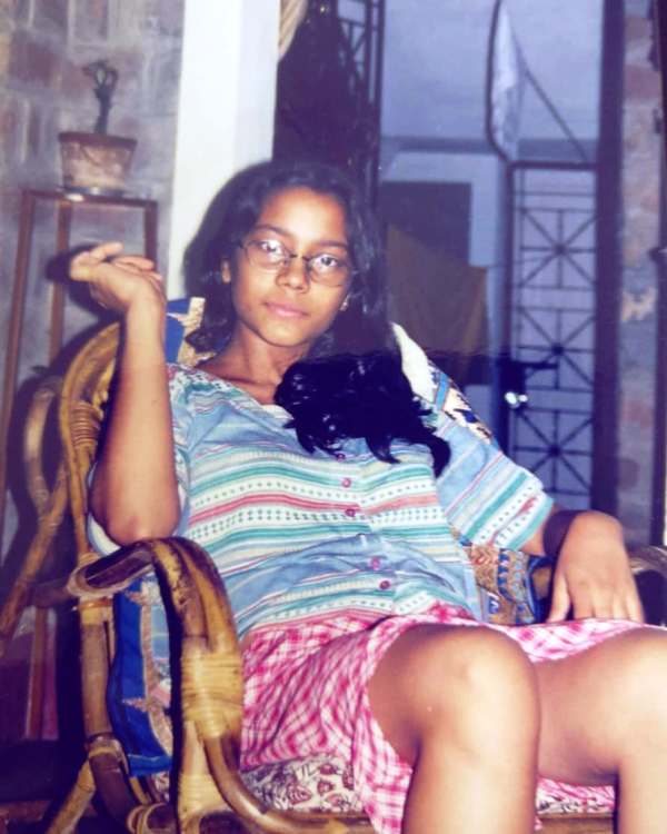 Shahana Goswami at the age of 12