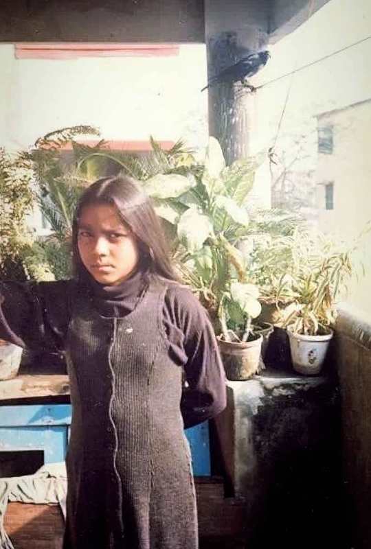 Shahana Goswami during her school days