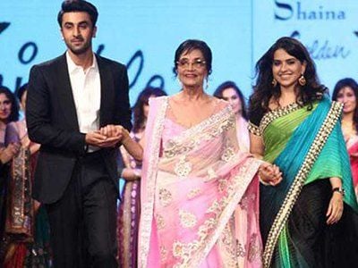 Ranbir Kapoor, Sadhana, and Aditi Rao Hydari at the Cancer Patients Aid Association