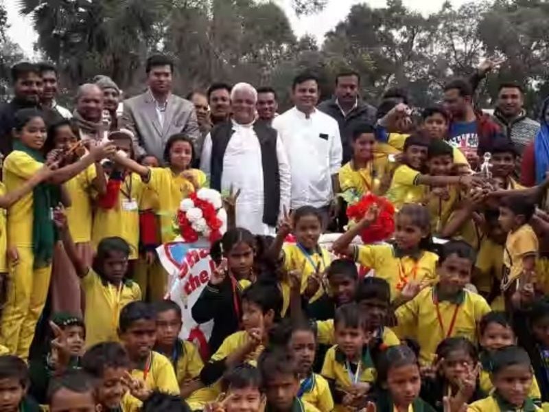 Shakuni Choudhary attending an event at the Shakuni Choudhary The International School
