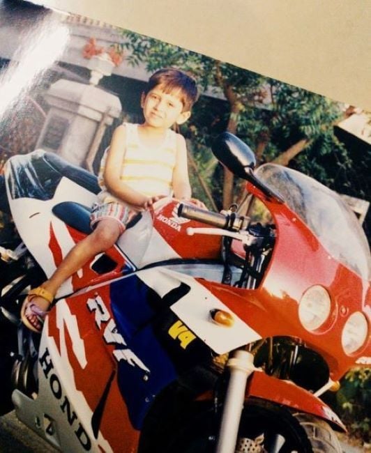 Shalva Kinjawadekar during his childhood