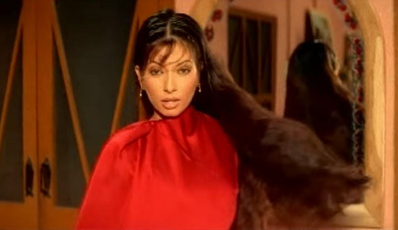 Shama Sikander in the song 