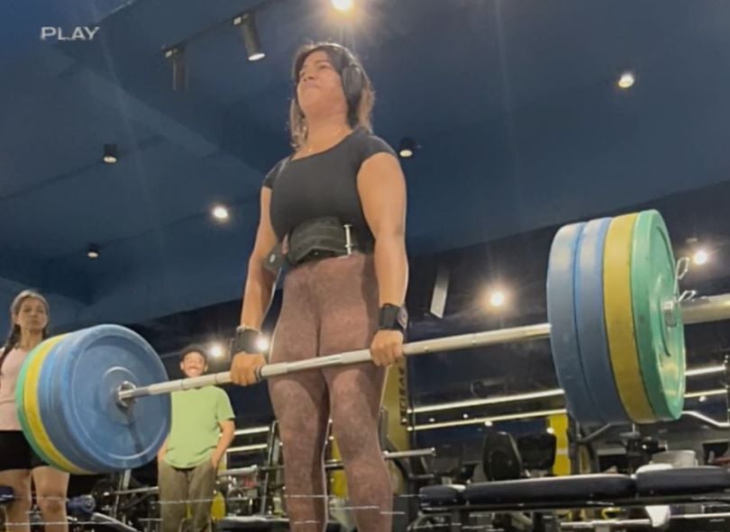 Shamita Yadav working out at the gym