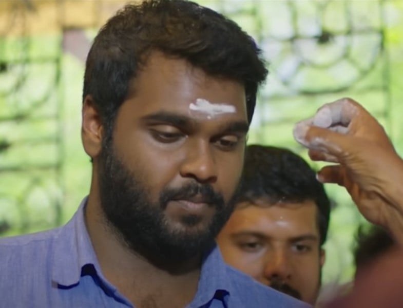 Shanmuga Pandian in a still from the Tamil film Madura Veeran (2018)