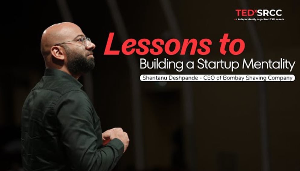 Shantanu Deshpande as Tedx Talk speaker