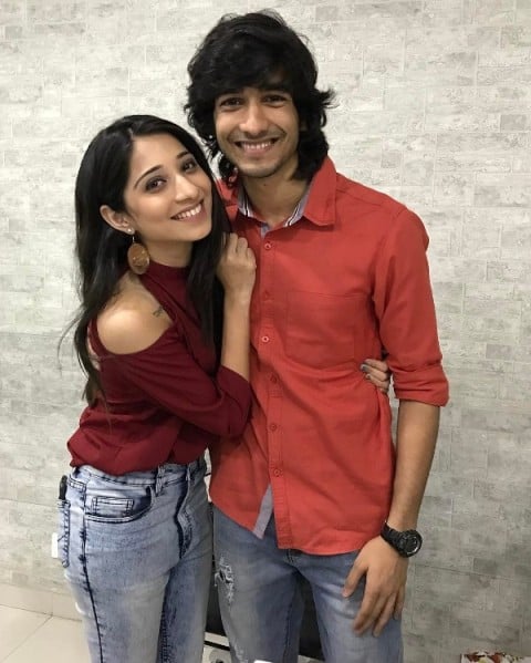 Shantanu Maheshwari with Vrushika Mehta