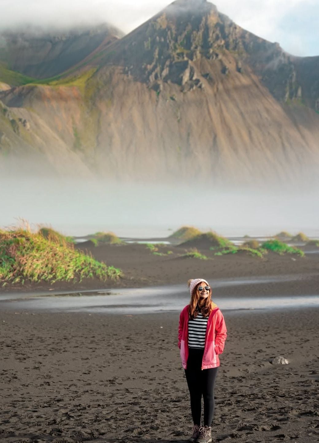 Sharanya Iyer during her trip to Iceland