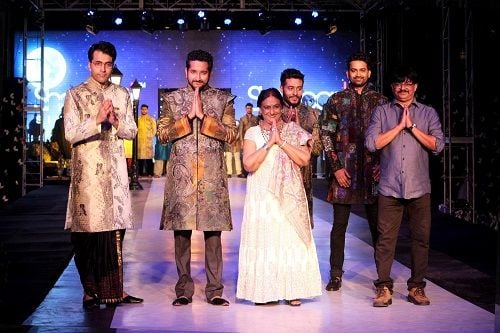 Sharbari Dutta and Her Son in a Fashion Show