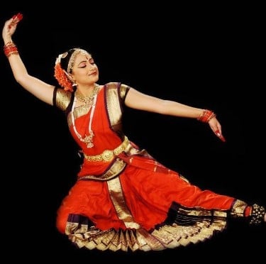 Sharmila Chandrashekar while performing the Kuchipudi dance