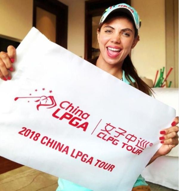 Sharmila Nicollet at the China LPGA Tour 2018