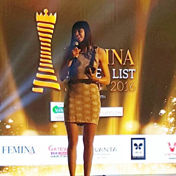 Sharmila Nicollet at the Femina list of power event 2016