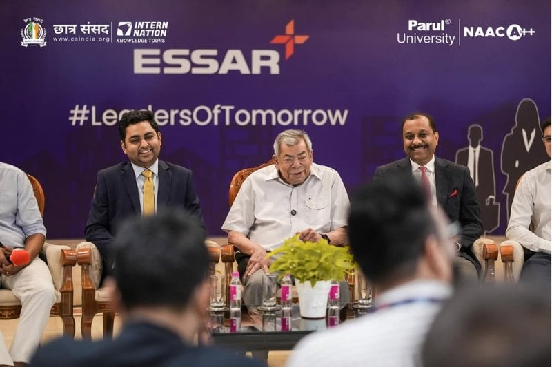 Shashi Ruia at the 2024 InternNation Leadership Tour held at Parul University