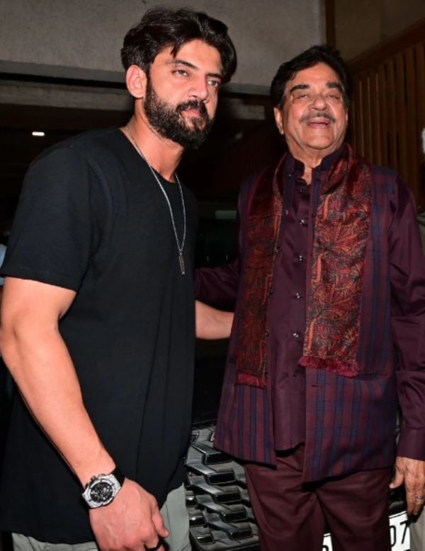 Shatrughan Sinha with Zaheer Iqbal
