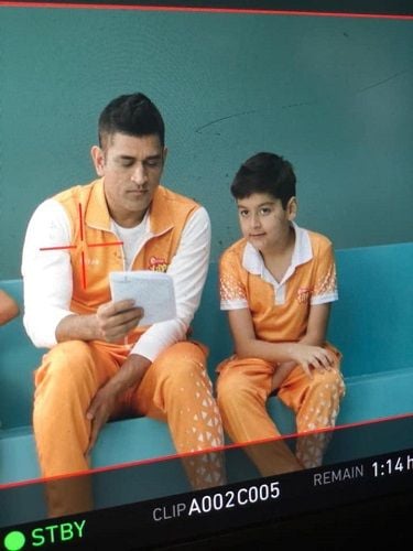 Sheehan Kapahi shooting for a TV commercial