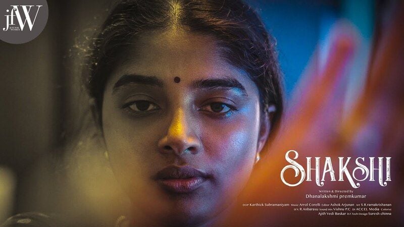 Sheela Rajkumar on the poster of the Tamil YouTube web series titled 